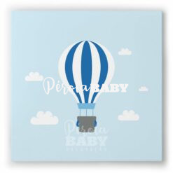 Quadro balão azul