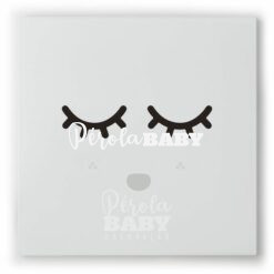 Quadro Cílios cinza