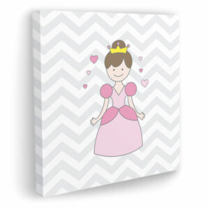 Quadro princesa 5 rosa princesa Pérola Baby