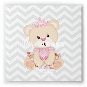 Quadro ursinha princesa 4 rosa princesa ursaResultado Pérola Baby