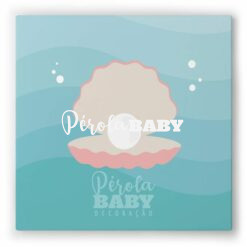 Quadro sereia concha