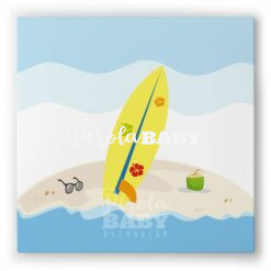 Quadro prancha surfista