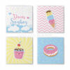 Kit 4 Quadros Doces Sonhos