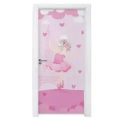 Adesivo de Porta para Quarto Bailarina