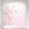 Papel de Parede Painel Adesivo Jardim Árvore Flores Sakura Blossom