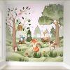 Papel de Parede Adesivo Bosque Encantado Menina