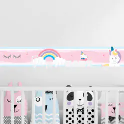 Faixa Adesiva Decorativa Unicórnio