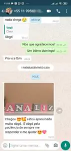 Papel de Parede Infantil Depoimento de Cliente Satisfeita