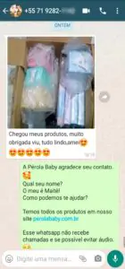 Papel de Parede Infantil Depoimento de Cliente Satisfeita