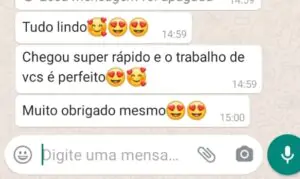 Papel de Parede Infantil Depoimento de Cliente Satisfeita
