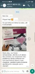 Papel de Parede Infantil Depoimento de Cliente Satisfeita