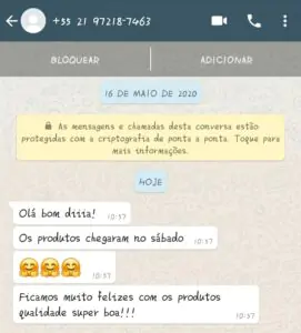 Papel de Parede Infantil Depoimento de Cliente Satisfeita