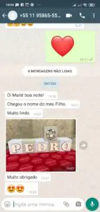 Papel de Parede Infantil Depoimento de Cliente Satisfeita