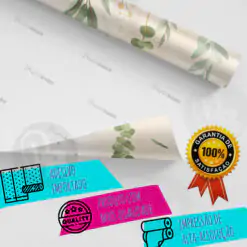 Papel de Parede Folhas Ramos Sofisticado