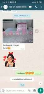 Papel de Parede Infantil Depoimento de Cliente Satisfeita