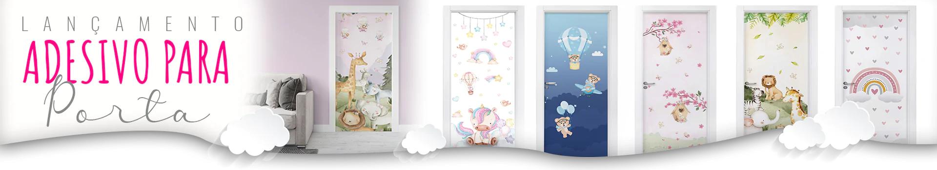 BANNER ADESIVO DE PORTA