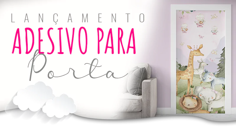 banner adesivo de porta